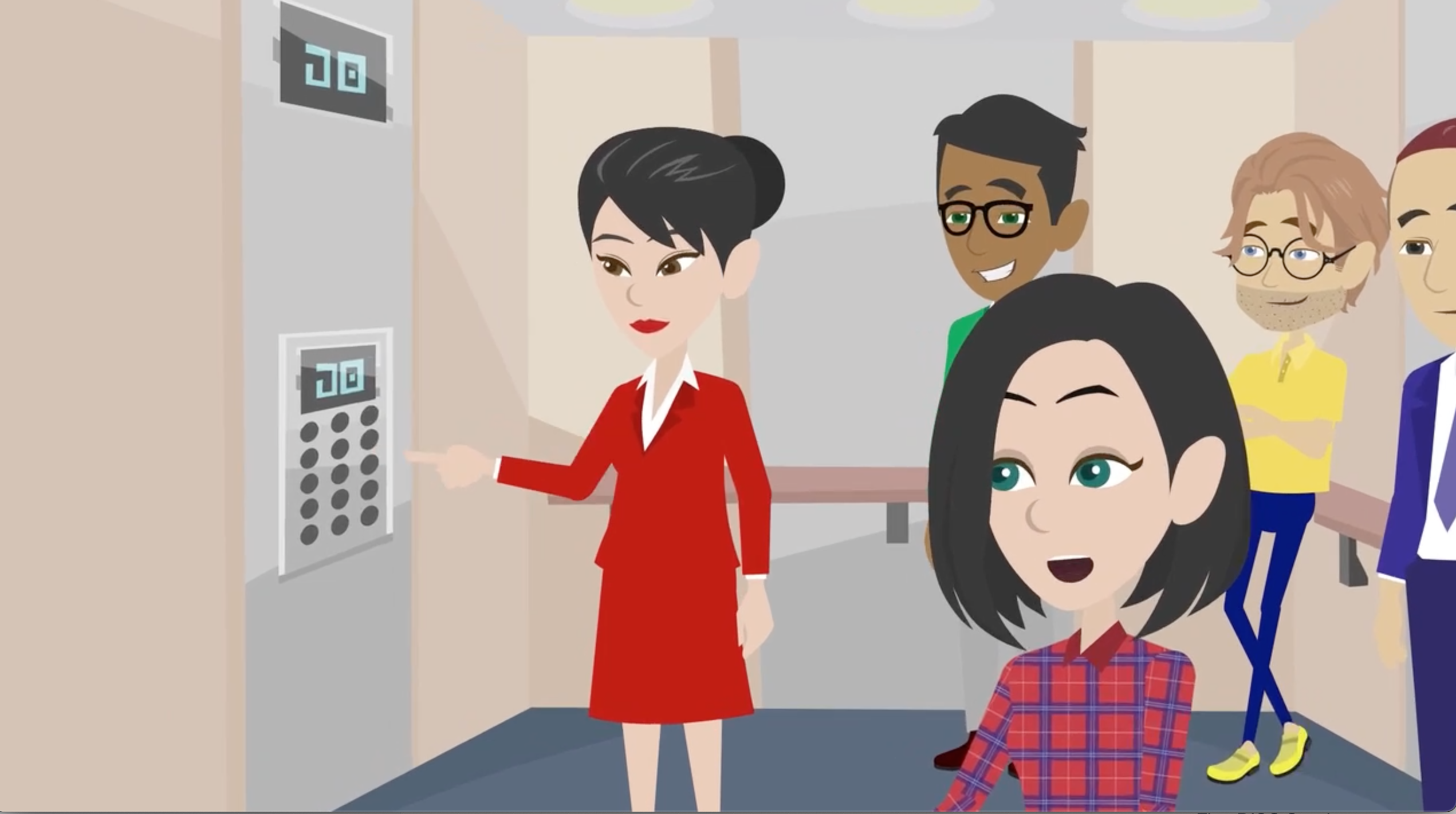 Getting on the Elevator